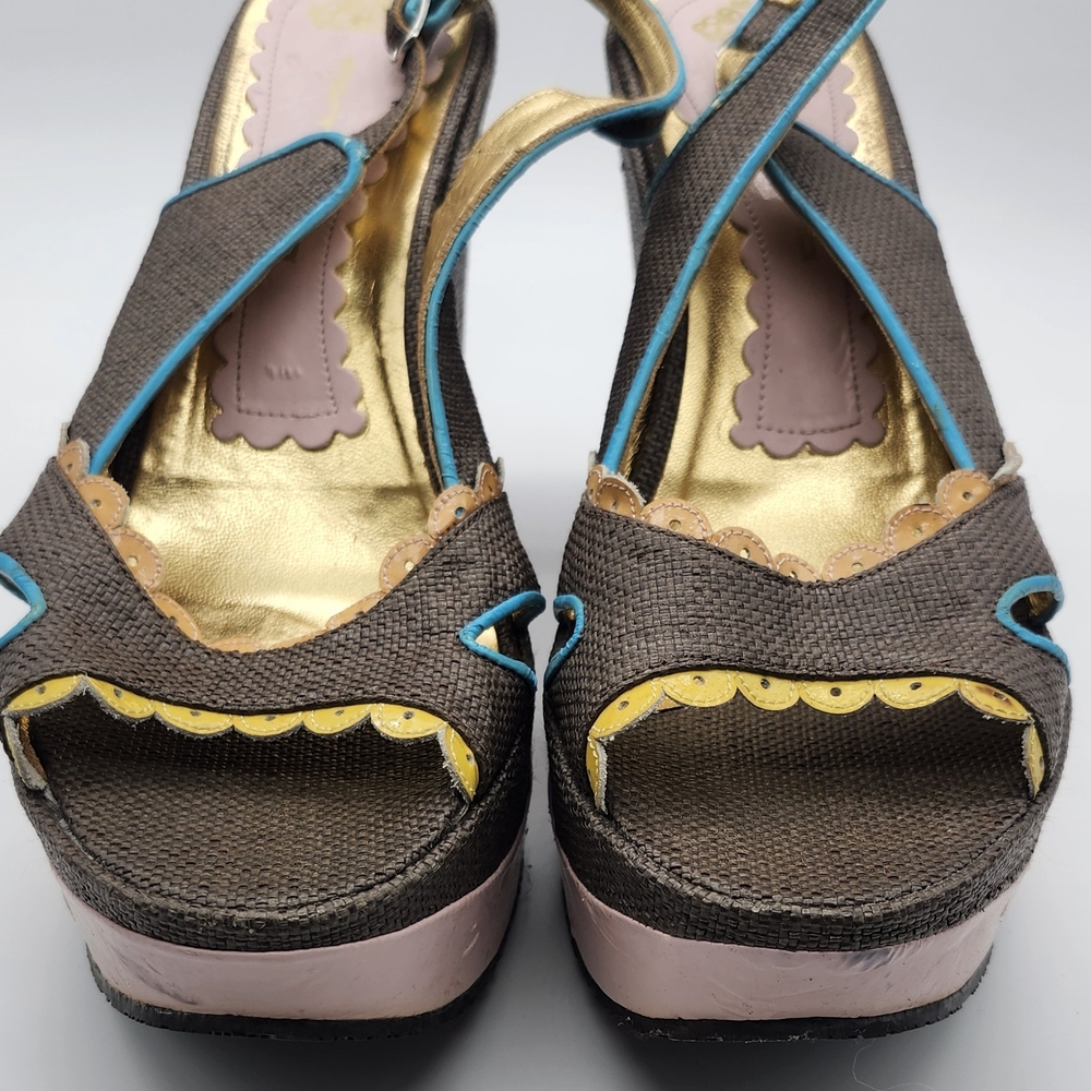 Fornarina Brown Women's Platform Sandal
